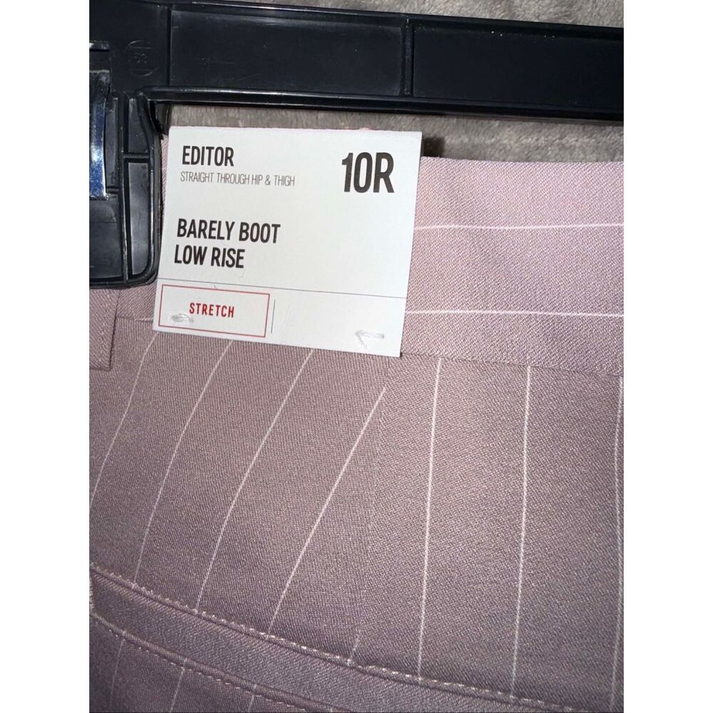 Express Editor Barely Boot Low Rise Pink & White … - image 6